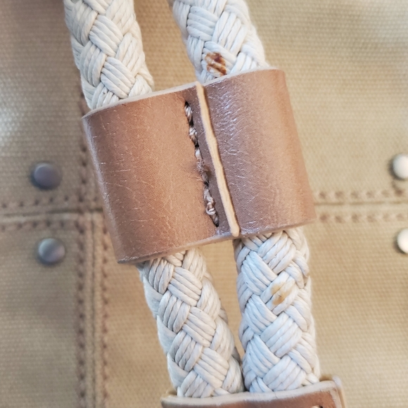 NWT Relic Tan Felicity Slung  Backpack with Rope Braided Straps - Picture 10 of 10